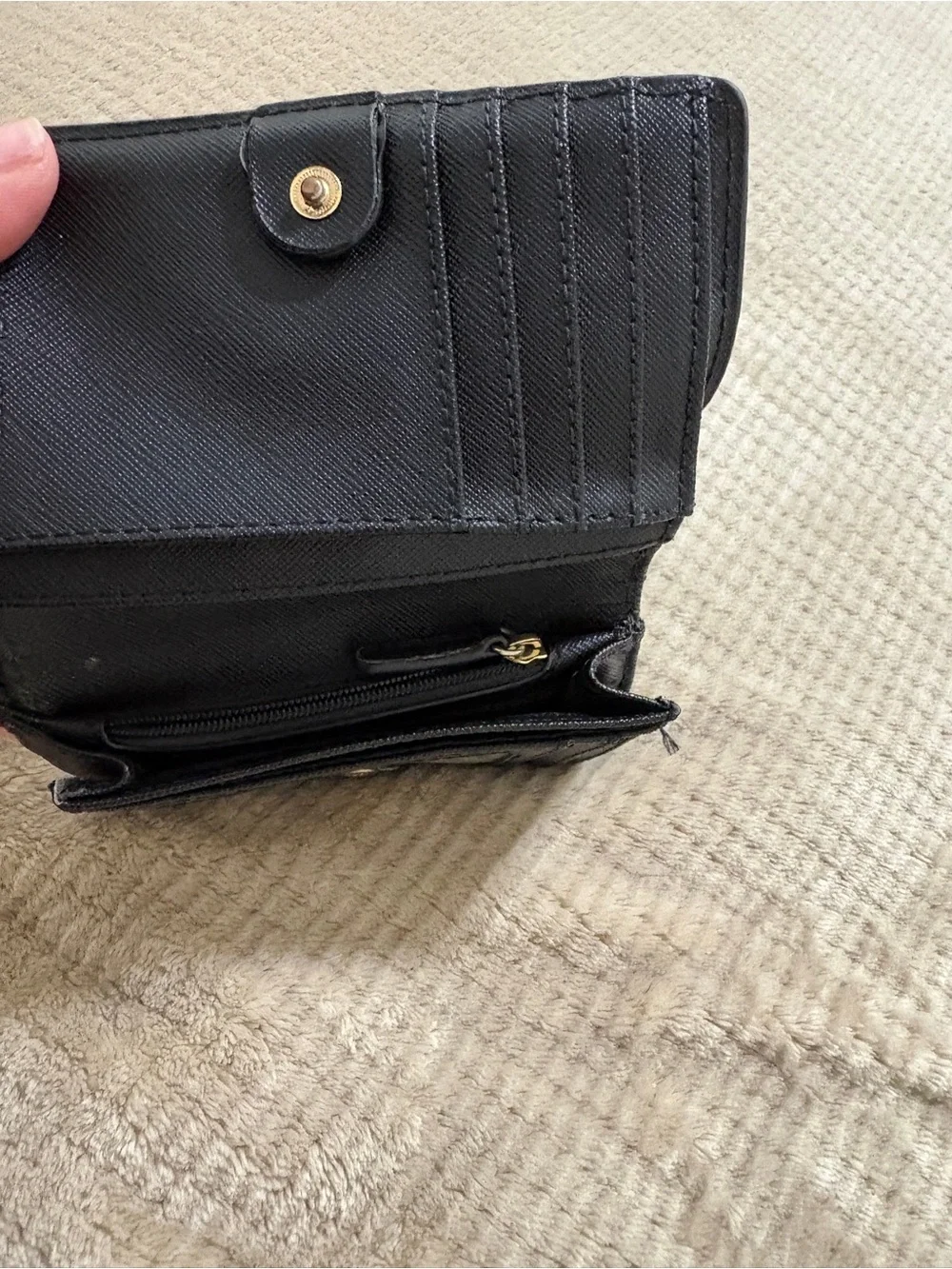 Michael Kors Women’s Black Leather Wallet